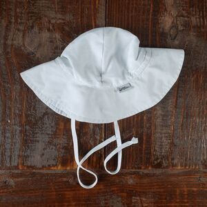 Green Sprouts Sun Hat, 0-6 months, White